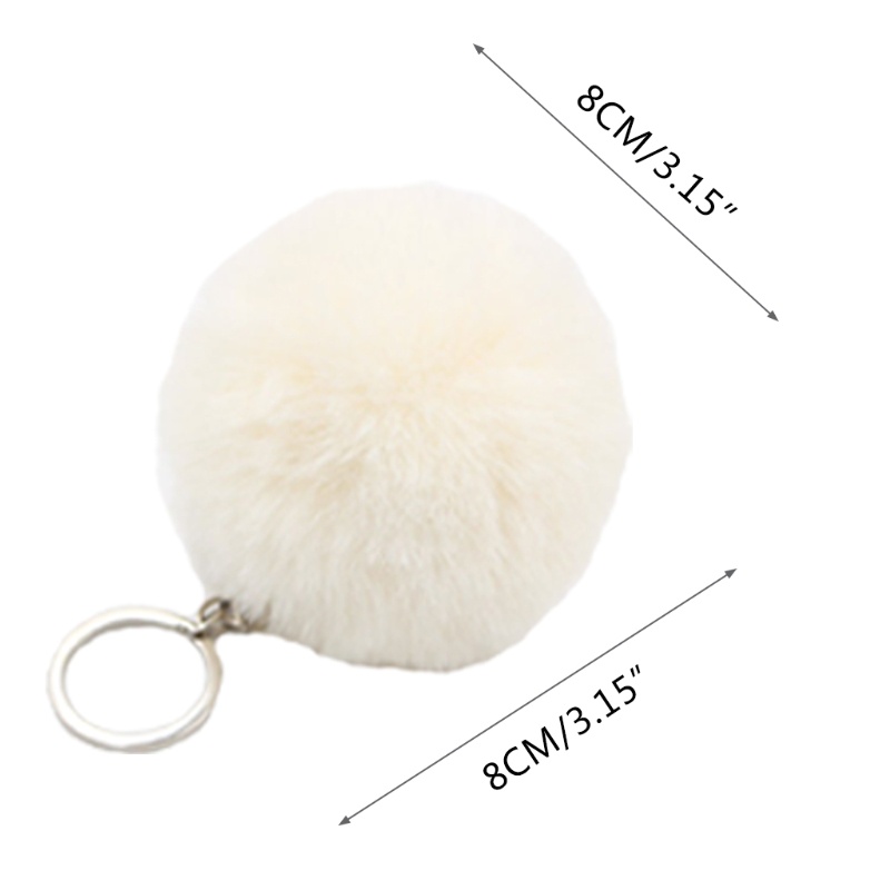 1 Móc Khóa Cục Bông Pompom
