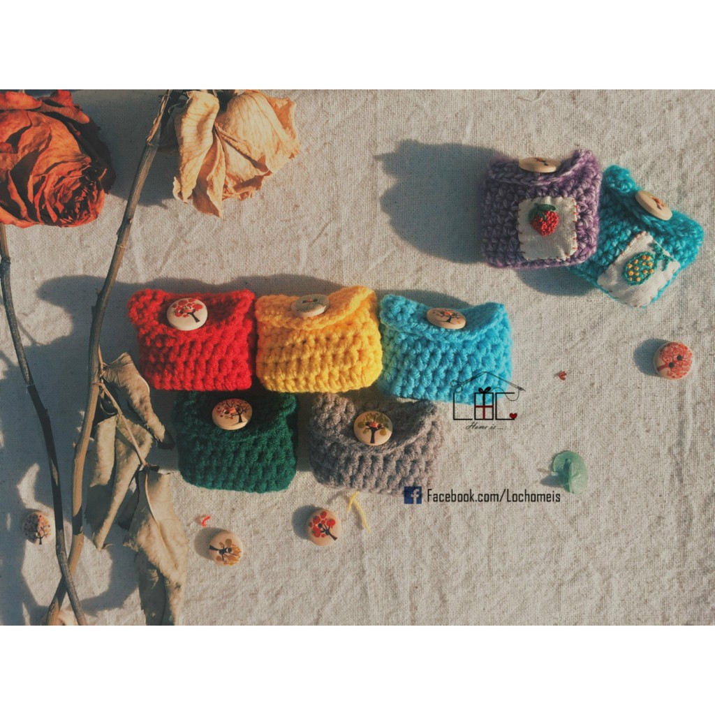 Túi Tỏi Mini Thêu Handmade, Túi Đeo Tránh Vía (thêu theo yêu cầu) - LỘC Homeis