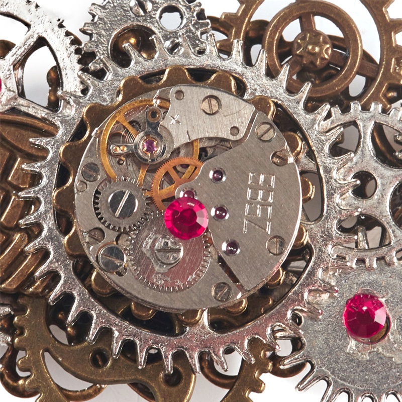 Kẹp Tóc Hình Bánh Răng Hóa Trang Halloween