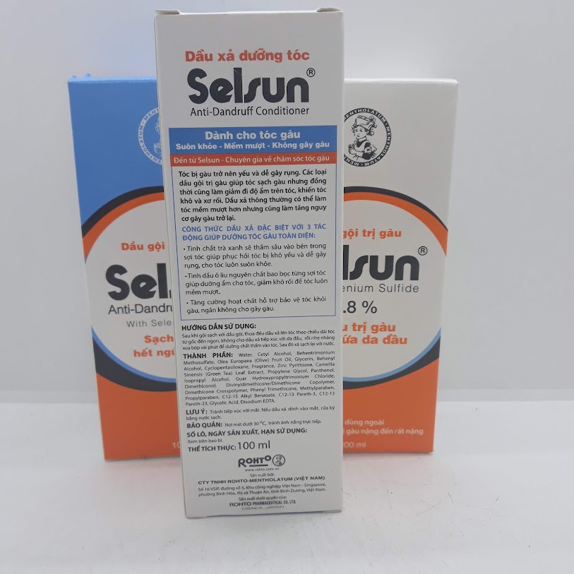 Dầu Gội, Xả Chống Gàu, Giảm Gàu Selsun 100ml