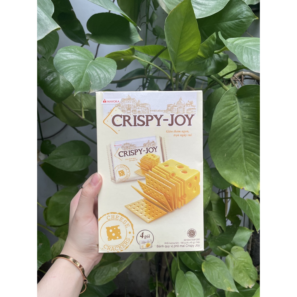 Bánh Quy Vị Phô Mai Crispy Joy (Hộp 180g)