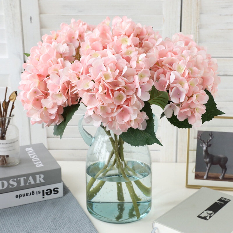 Hoa giả- hoa cẩm tú cầu cao cấp 45cm decor, trang trí nhà cửa, studo chụp ảnh