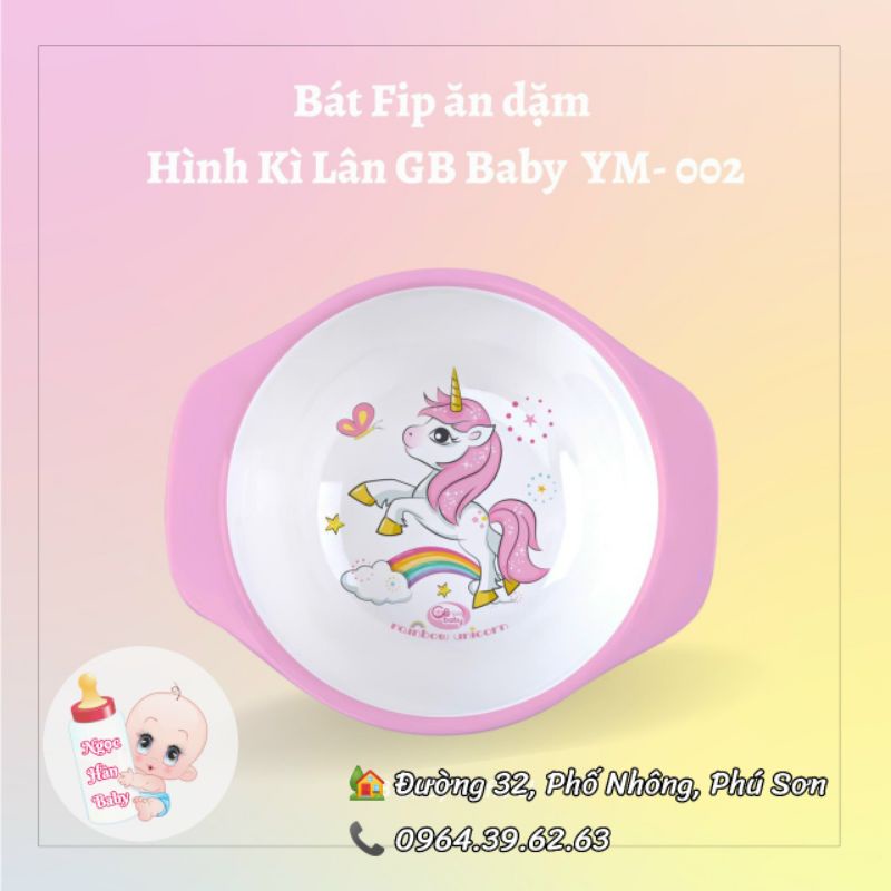 Bát ăn dặm GB-Baby chất liệu Melamine