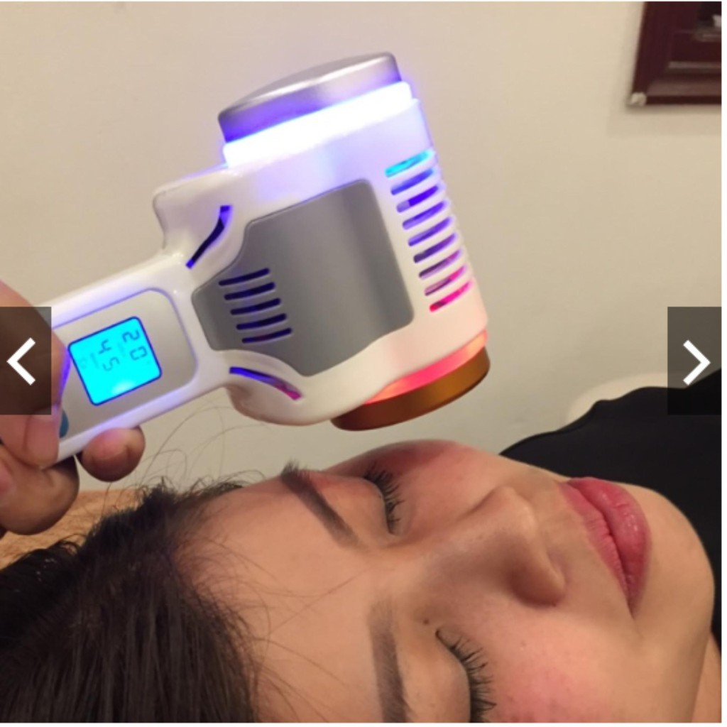 Máy MASSAGE MẶT Nóng Lạnh Siêu Âm ULTRASONIC LW-017