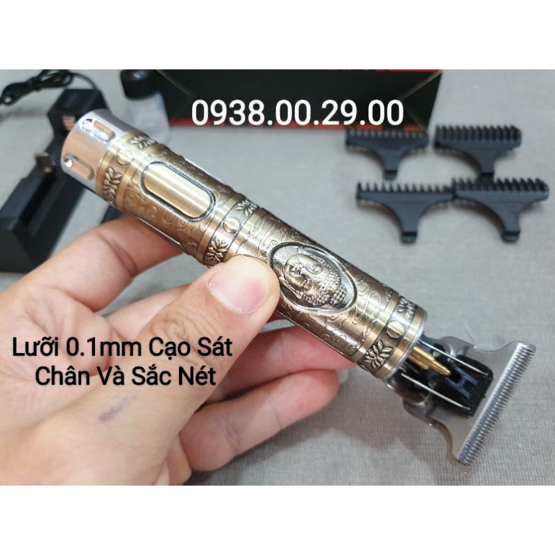 Tông Đơ Chấn Viền Chuyên Nghiệp Lưỡi T-Blade Cabon Agoda Hair Clipper Cạo Siêu Nét.(Ảnh thật)