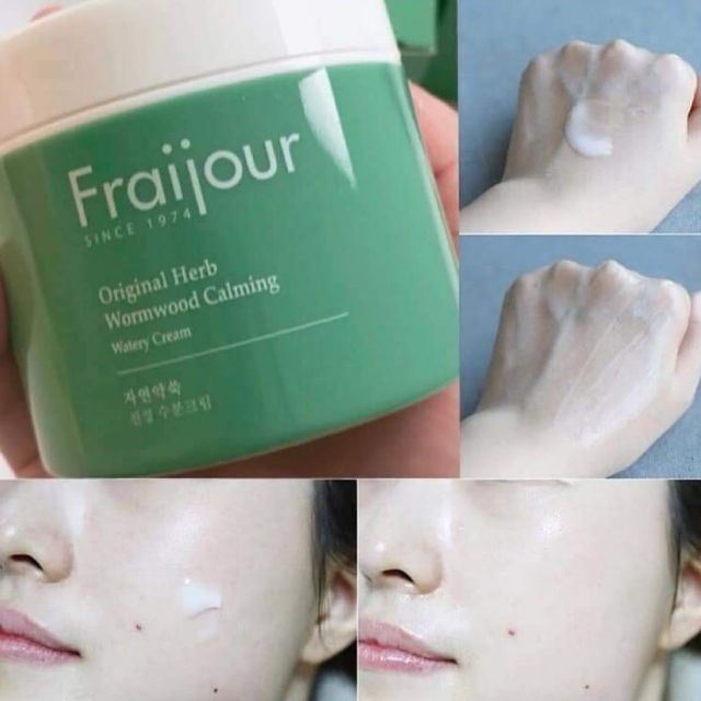 Kem dưỡng chiết xuất thảo mộc Fraijour original herb wormwood watery cream mẫu mới