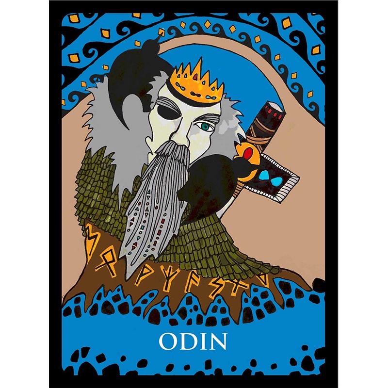 Bộ Bài Odin and the Nine Realms Oracle (Mystic House Tarot Shop) - Bài Gốc Authentic Chính Hãng 100%