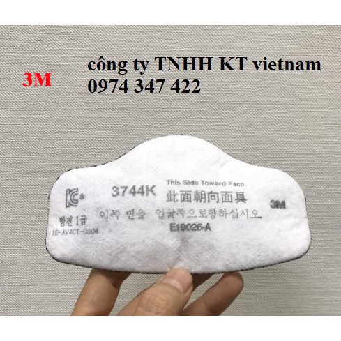 tấm phin lọc thay thế cho mặt nạ phòng độc 3M 3701CN hoặc 3M 3744k