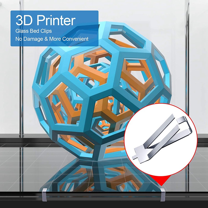 Set 12 kẹp kính cho máy in 3D Creality Ender 3 Pro, Ender 3S,Ender 5 Pro,CR-20 PRO,CR-10S Pro