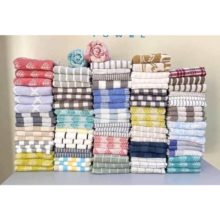 Khăn tắm gia đình xuất Nhật cotton cao cấp loại mềm thấm nước rất tốt nhẹ khăn nhanh khô tuyệt đối không phai màu