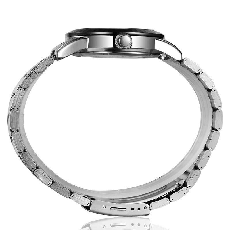 Đồng hồ nam SOKI SK1131 ( 3 màu mặt cá tính) dây hợp kim thép không gỉ cao cấp + Tặng vòng tay tỳ hưu may mắn cao cấp