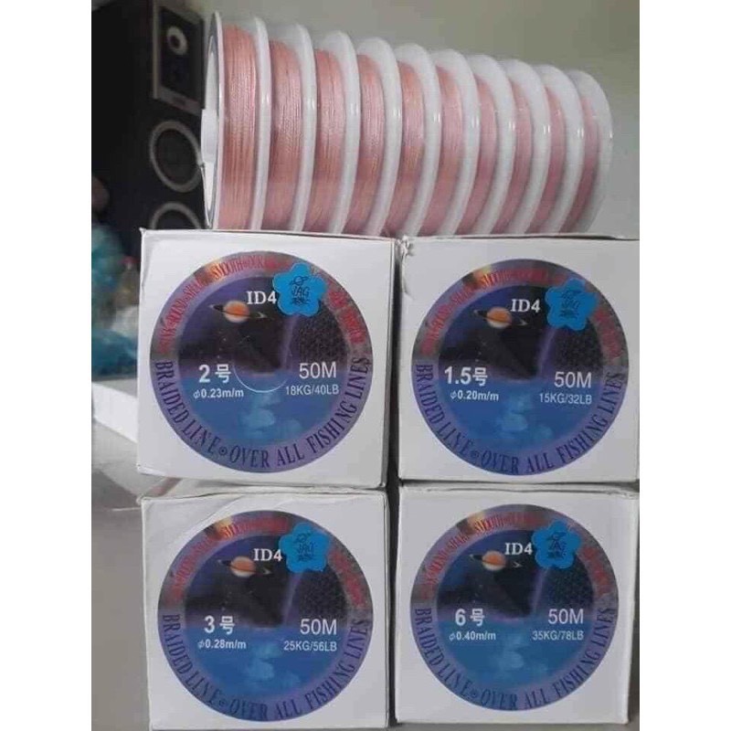 Dây dù có lõi siêu bền ID4 câu cá, buộc lăng xê