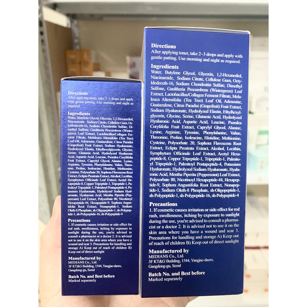 [ Công ty ] Tinh chất Ahohaw ELAZULENE PEPTABLUE trẻ hoá làm dịu 50 ml và 150 ml