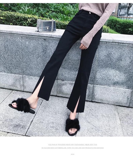 ORDER - Quần kaki 3 mẫu ( đáp lụa / đan dây / xẻ gấu) | BigBuy360 - bigbuy360.vn