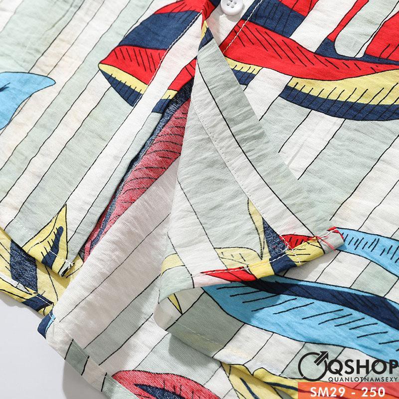 ÁO SƠ MI ĐI BIỂN NAM FORM RỘNG SM29