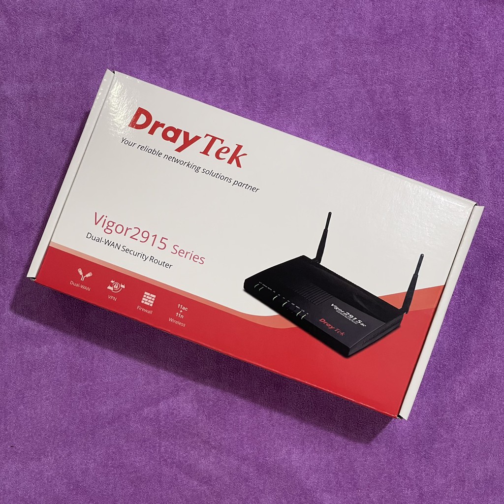 Thiết bị cân bằng tải chuyên dụng Draytek vigor 2915ac new fullbox, bảo hành chính hãng