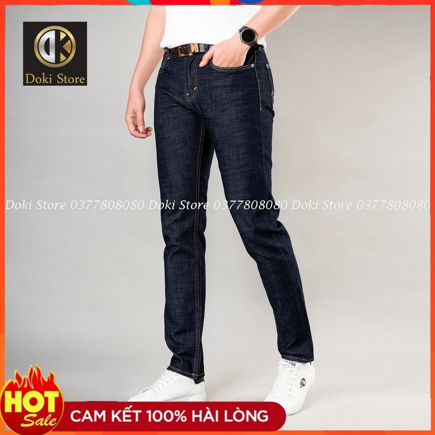 Quần Jean Nam Cao Cấp Xám Đen, Quần Bò Nam Chất Vải Co Giãn Thoải Mái, DOKI XT-04 | BigBuy360 - bigbuy360.vn