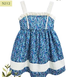 Váy cotton thô hai dây bé gái size 1y-5y