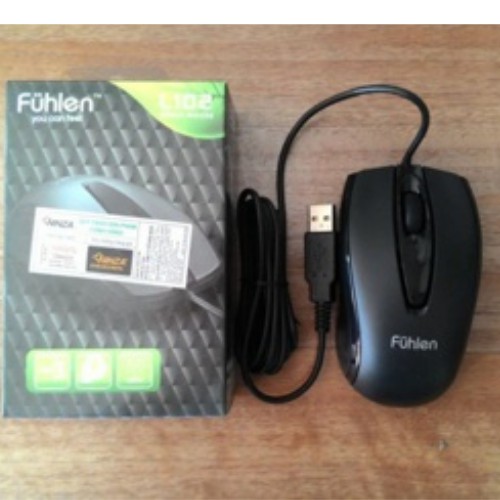 Chuột máy tính, Chuột laptop  có dây Fulhen L102 hàng nhập khẩu giá tốt nhất,bảo hành 12 tháng