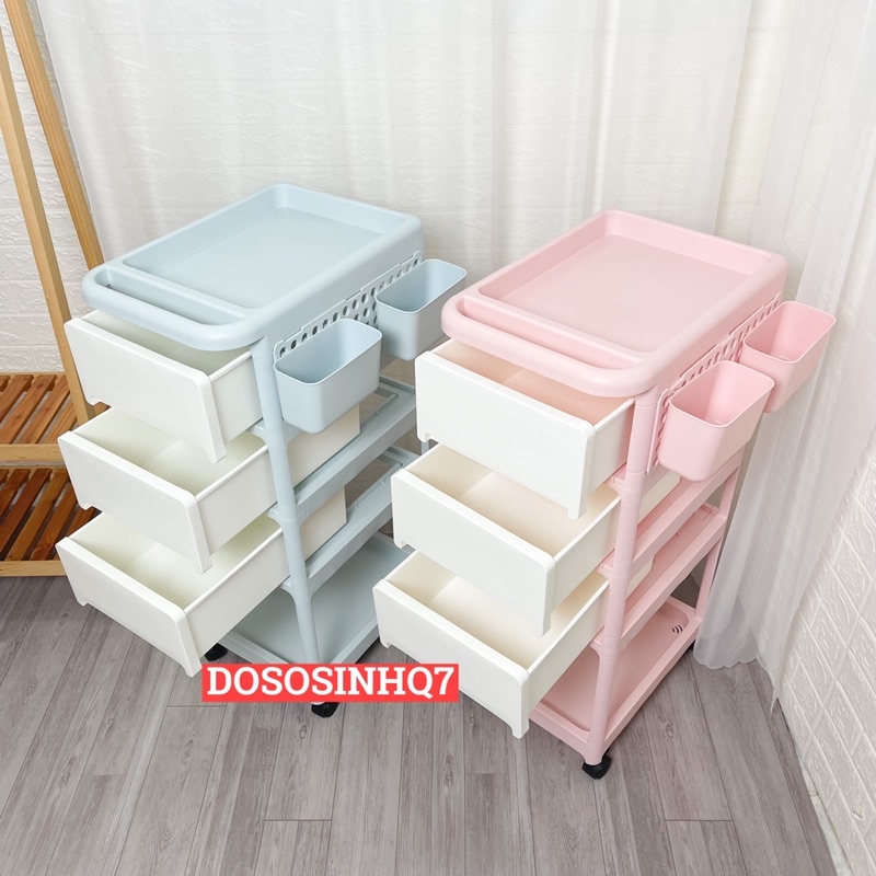 Kệ 4 tầng đa năng SASA, kệ đựng đồ, bỉm sữa cho bé.