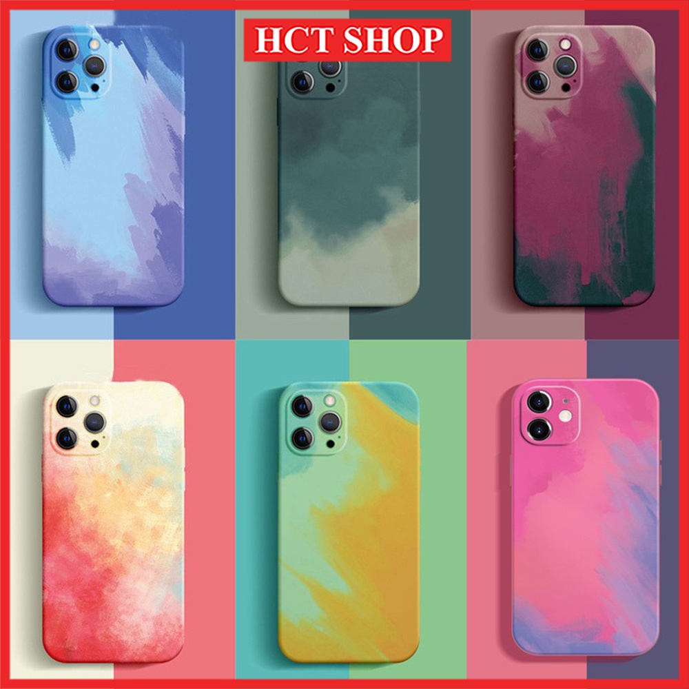 Ốp lưng màu loang cho iPhone 6Plus/7Plus/8plus/X/Xsmax/11Promax/12Promax