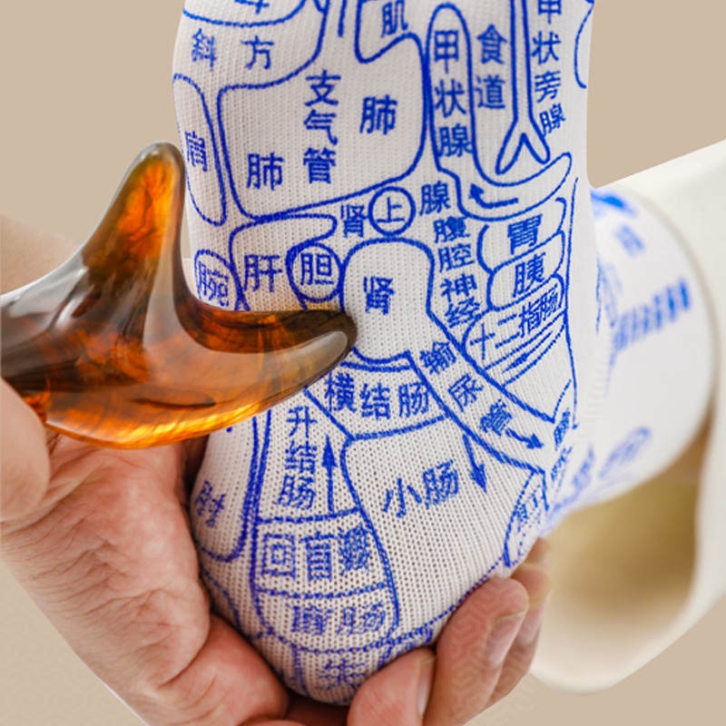 Vớ mát xa bấm huyệt bàn chân phong cách trung hoa cho nam và nữ