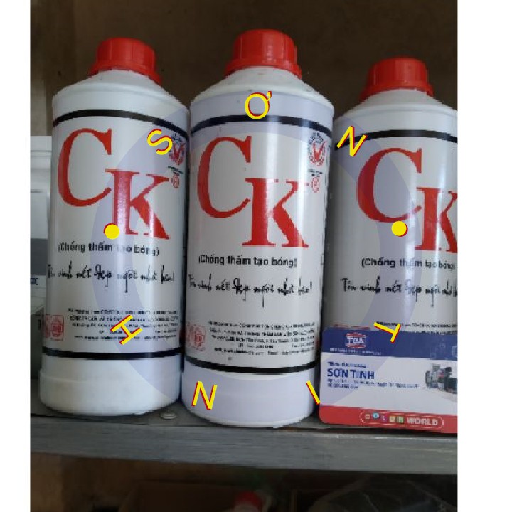 Keo bóng nước tạo bóng cho gỗ , đá , tường ( Chống thấm tạo bóng Shieldkote loại 1 lít)