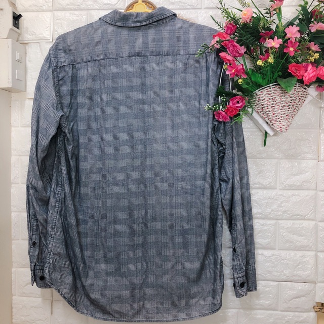 Thanh lý áo sơ mi caro nam size L 80 kg