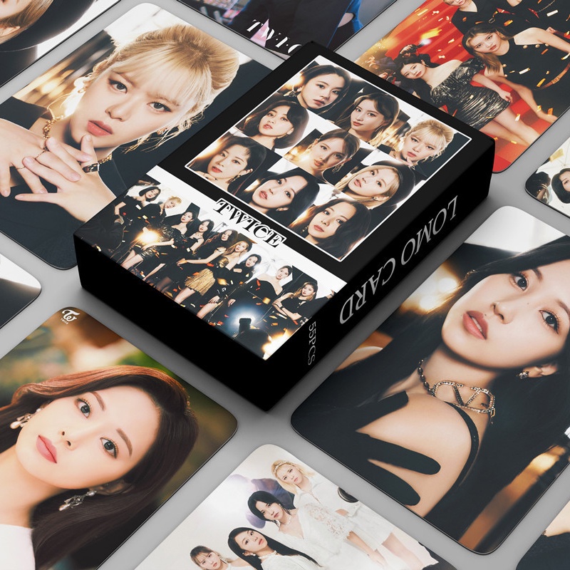 Hộp 54 Ảnh LOMO card Nhóm Nhạc TWICE 2022 BETWEEN 1 & 2