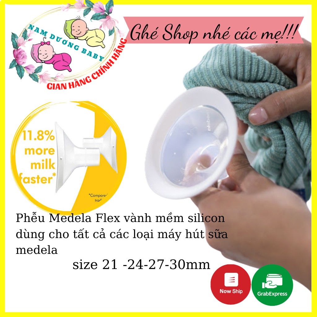 Phễu máy hút sữa vành mềm Flex chính hãng.