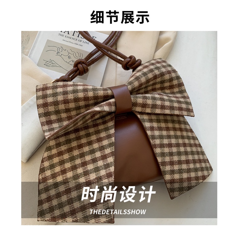 Túi Đeo Chéo Đính Nơ Thời Trang Nữ Tính