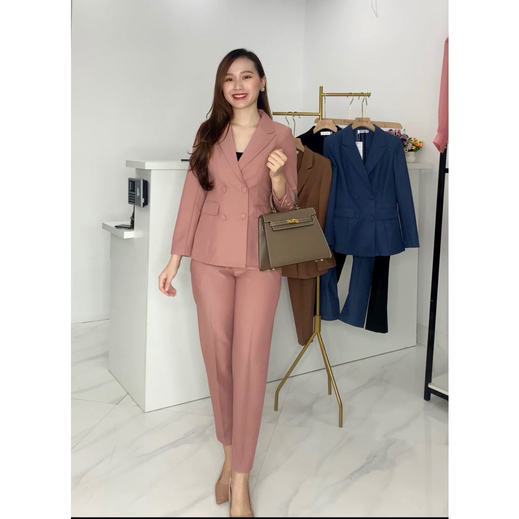Bộ vest nữ công sở dài tay S11