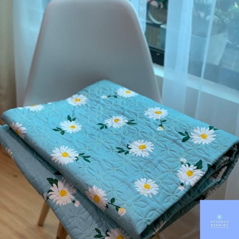 Chăn Hè ❄️FreeShip❄️ Chăn Hè Cotton Poly Trần Bông Tấm Rộng 1m8 x Dài 2m