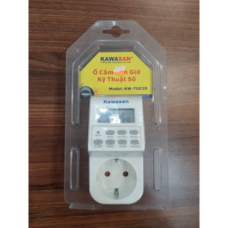 Ổ cắm điện hẹn giờ kawasan kw-tge2b
