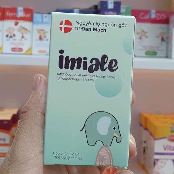 IMIALE - Men vi sinh, lợi khuẩn sống Đan Mạch, Chứa hơn 1 tỷ bào tử/ 6 giọt, hỗ trợ cải thiện tiêu hóa, tăng đề kháng
