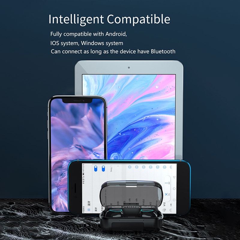 Tai Nghe Bluetooth Không Dây TWS M10 9D Chống Nước Giảm Tiếng Ồn Điện Thoại