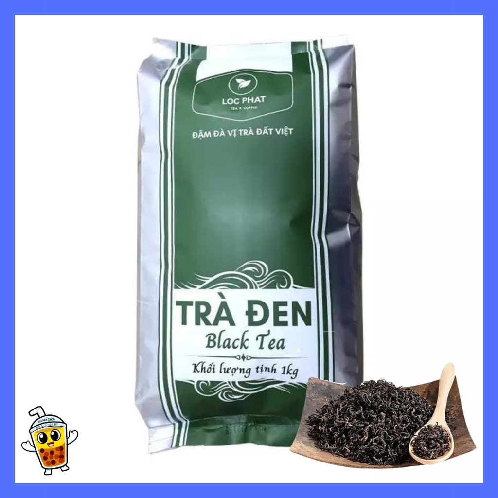 Trà đen lộc phát/trà đen lộc phát 1kg/nguyên liệu làm trà sữa