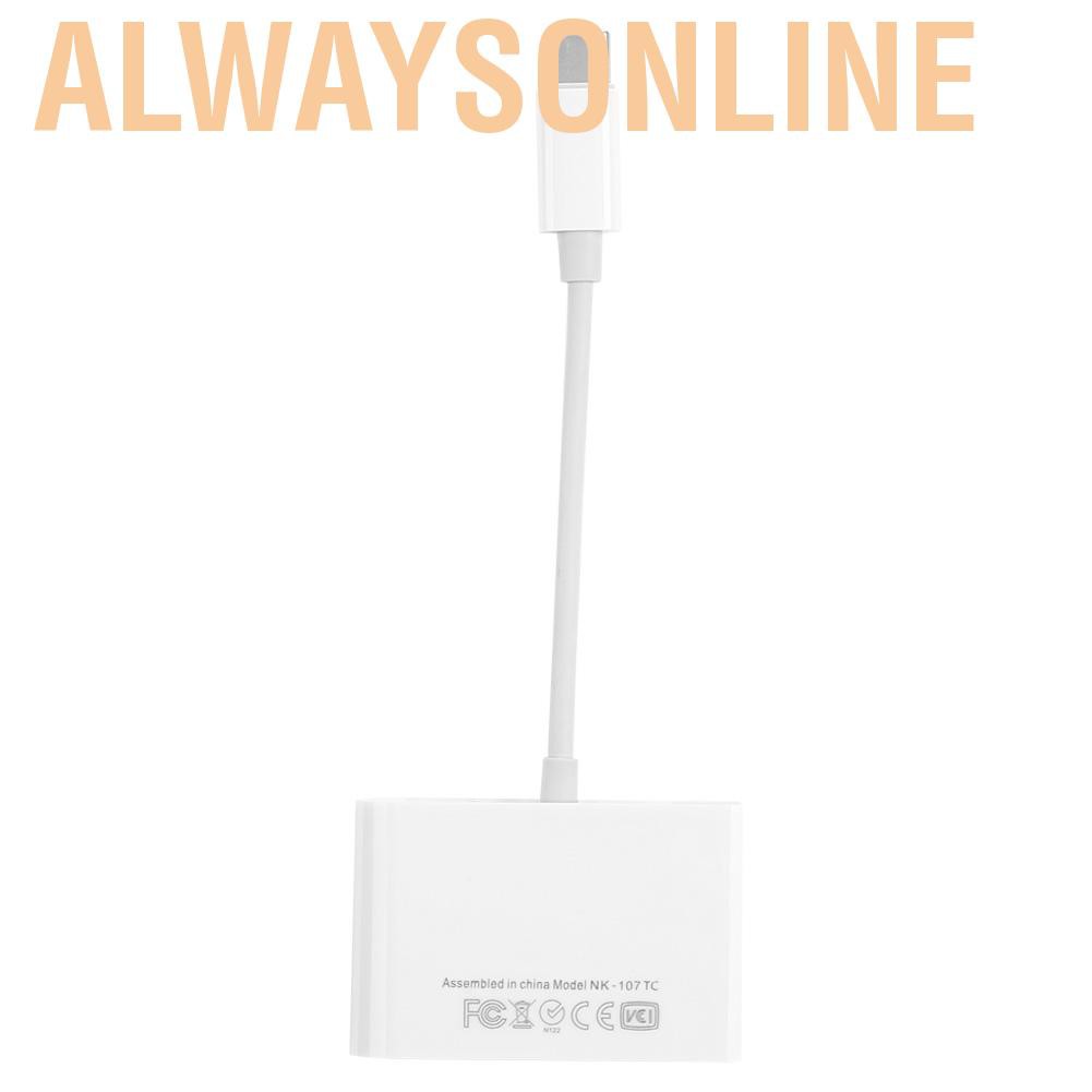 Bộ cáp chuyển đổi dây Type C sang cổng NK 107TC+ cạc mạng RJ45 100M + đầu USB cho máy Pixel2/2XL Picel3/3X | BigBuy360 - bigbuy360.vn