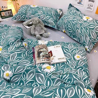 Bộ set 4 sản phẩm chăn ga gối Cúc nhí