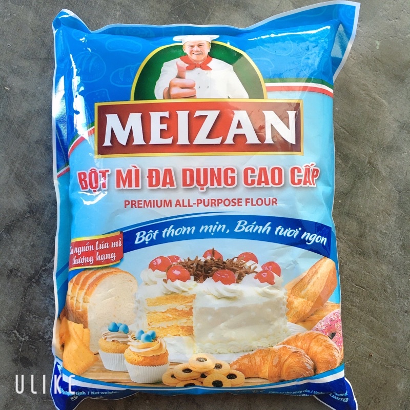 Bột Mì Đa Dụng Cao Cấp Meizan, Bột Thơm Mịn, Bánh Tươi Ngon 500g [THKN77]