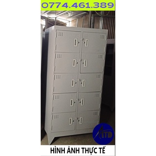 Tủ hồ sơ sắt văn phòng 8 ngăn 10 ngăn tĩnh điện sắt dày chắc chắn hcm bd