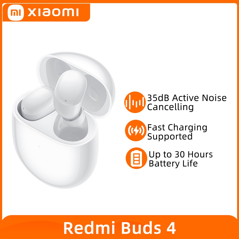 Tai Nghe Không Dây Xiaomi Redmi Buds 4 TWS Bluetooth 5.2 35dB Khử Tiếng Ồn 2 Tiếng Ồn 30 Giờ IP54