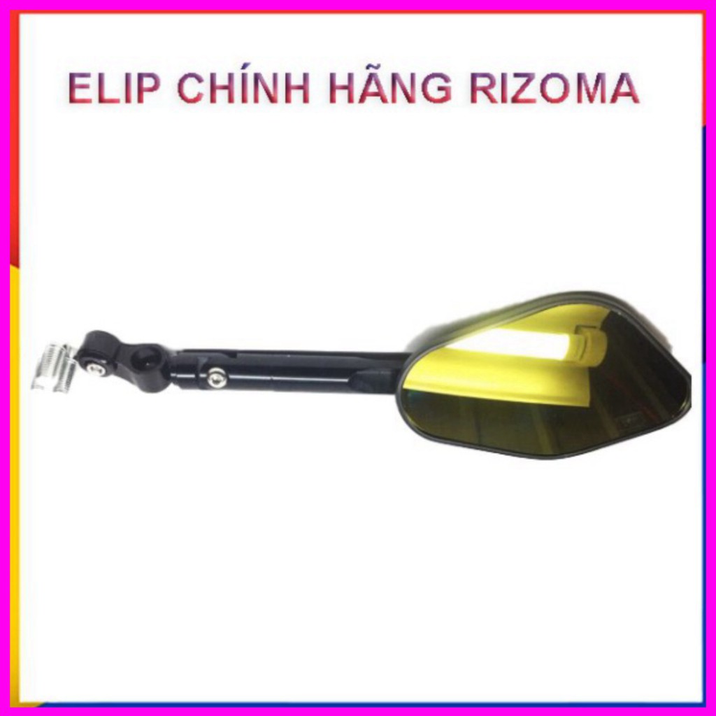 Gương Rizoma Elip Chính Hãng Tặng Ron Xoay 360