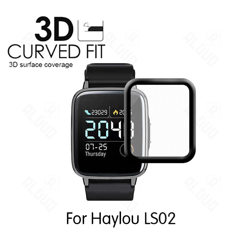 Kính Cường Lực 3d Bảo Vệ Màn Hình Đồng Hồ Thông Minh xiaomi haylou ls02 / ls02 pro 2
