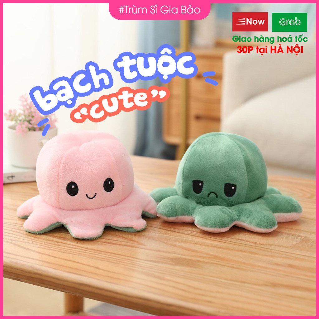 Bạch Tuộc Cảm Xúc , Bạch Tuộc 2 Mặt Cute, Bạch Tuột Cảm Xúc Bông Hàn Quốc