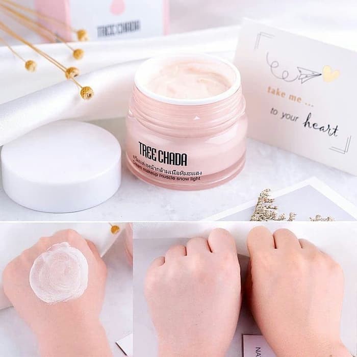 KEM TRANG ĐIỂM TREE CHADA CREAM MAKEUP MUSCLE SNOW LIGHT 50ML