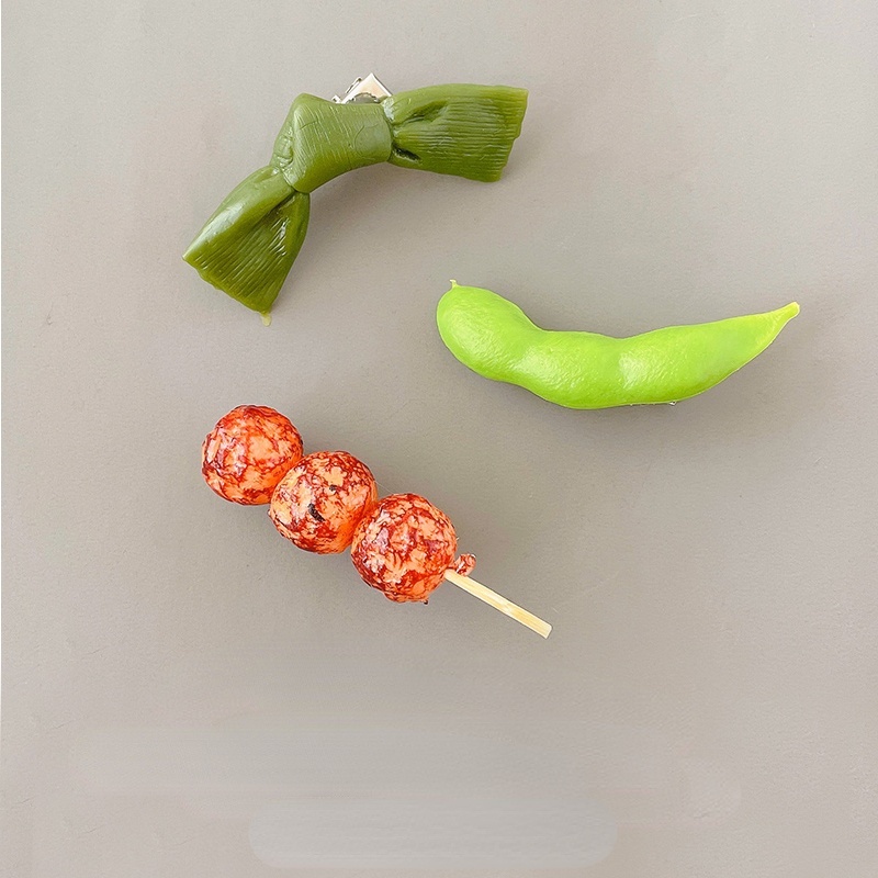 Kẹp tóc mô phỏng thức ăn vui nhộn độc đáo dành cho nữ