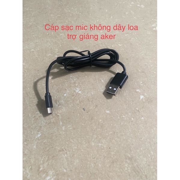sạc máy trợ giảng aker mr2700 2500 dòng loa aker