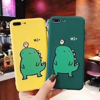 Ốp lưng iphone HI KHỦNG LONG ĐÁNG YÊU DẺO TRƠN iphone 6 6plus 6s 6s plus 7 7plus 8 8plus x xr xs max 11 11 promax (a124)