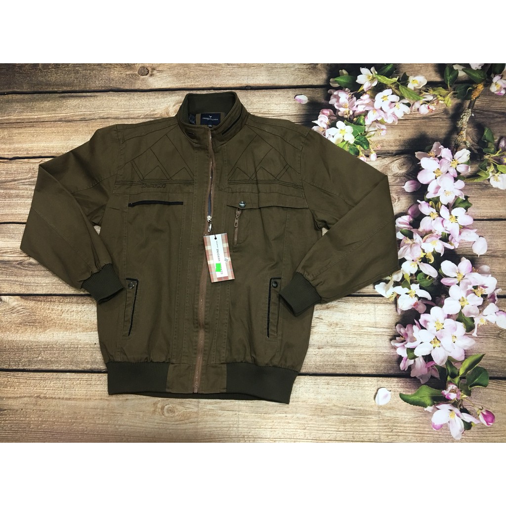 Áo khoác kaki trung niên cao cấp nhiều màu